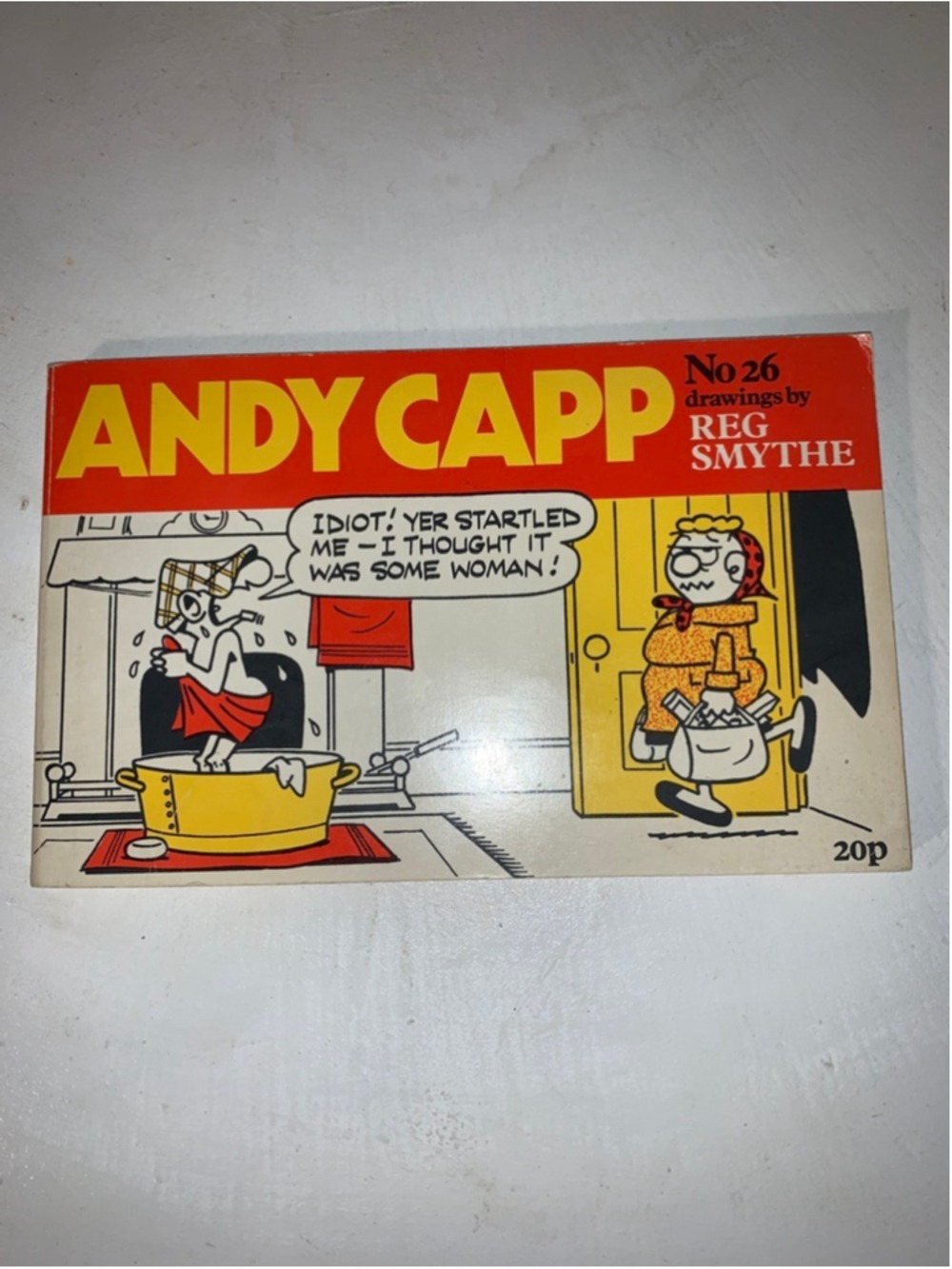 Andy Capp Comic Book No 26 One Size Red Yellow
